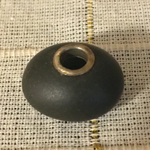 Silver and Baltic Lake Superior Beach Stone Pandora Compatible Charm - Picture 7 of 9